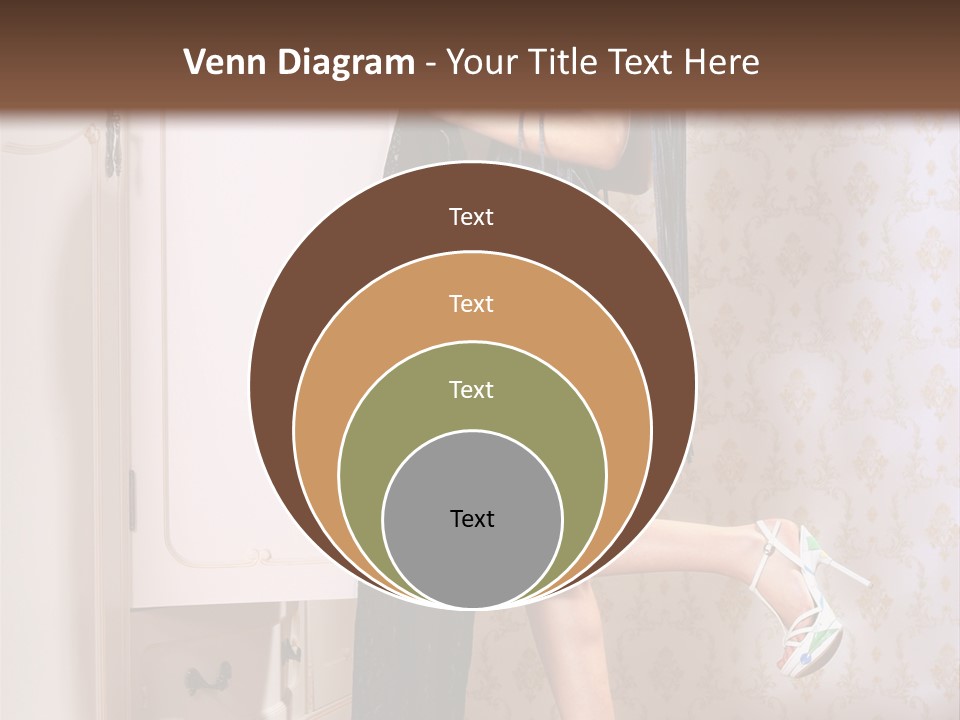 Beauty Textile Slidingdoor PowerPoint Template