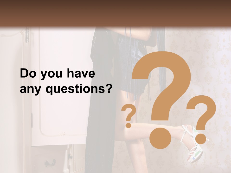 Beauty Textile Slidingdoor PowerPoint Template