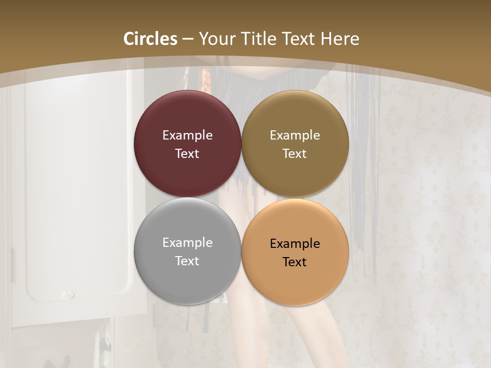 Attractive Female White PowerPoint Template