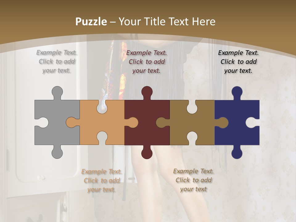 Attractive Female White PowerPoint Template