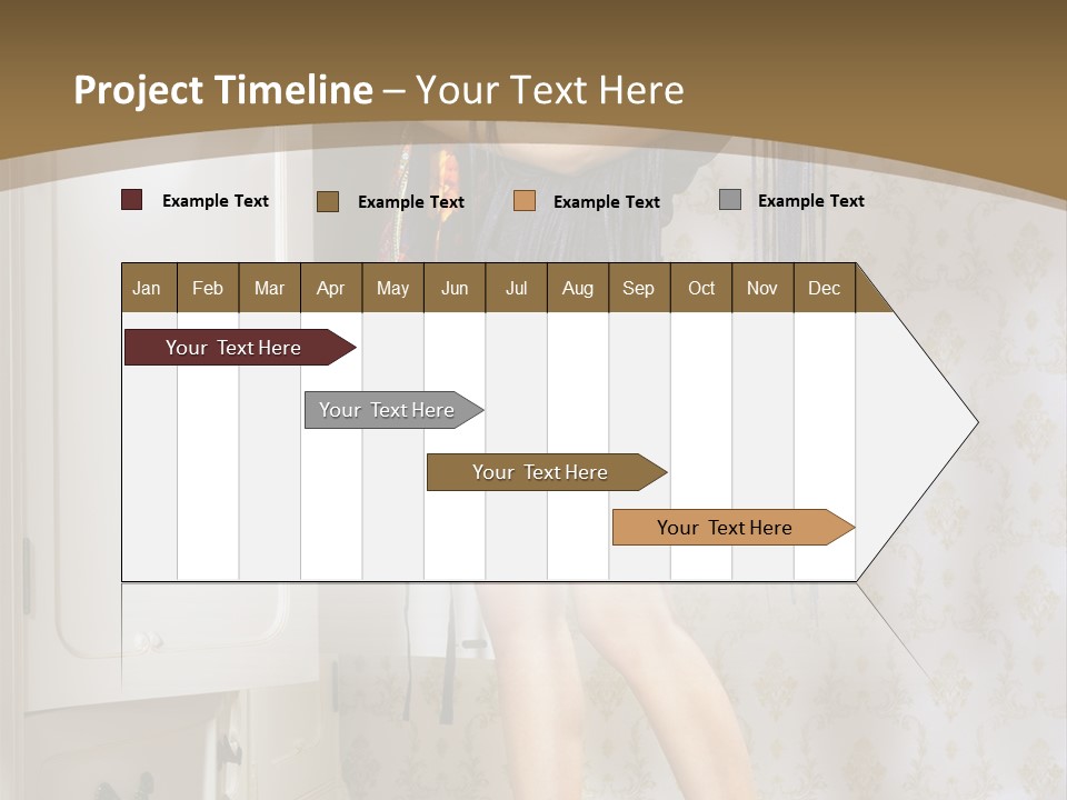 Attractive Female White PowerPoint Template