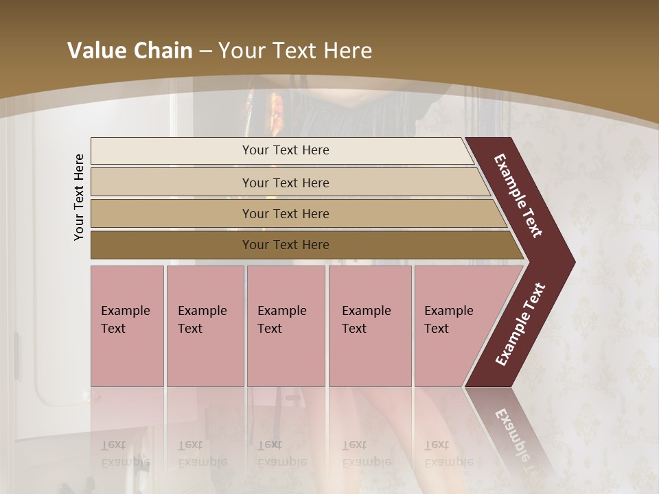 Attractive Female White PowerPoint Template