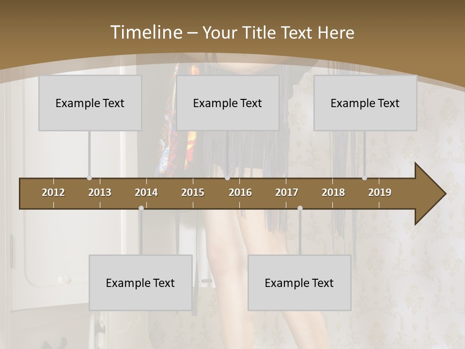 Attractive Female White PowerPoint Template