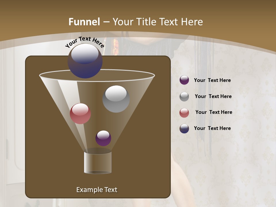 Attractive Female White PowerPoint Template