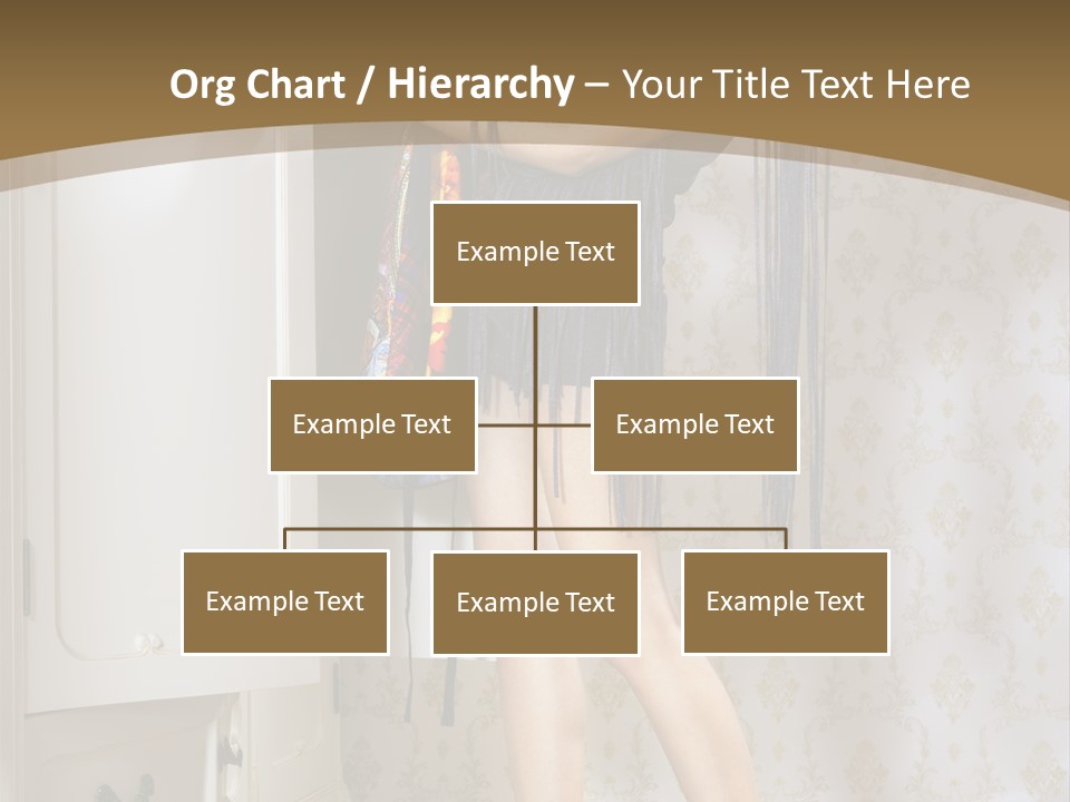 Attractive Female White PowerPoint Template