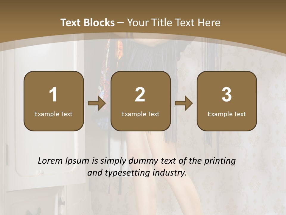 Attractive Female White PowerPoint Template