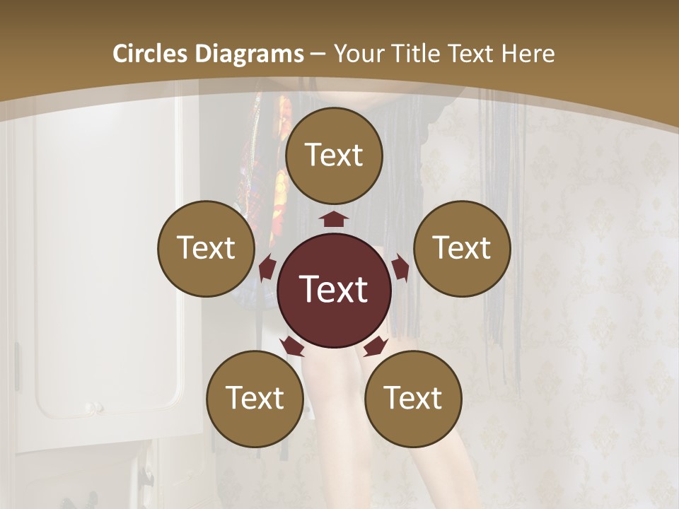 Attractive Female White PowerPoint Template