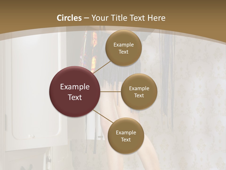 Attractive Female White PowerPoint Template