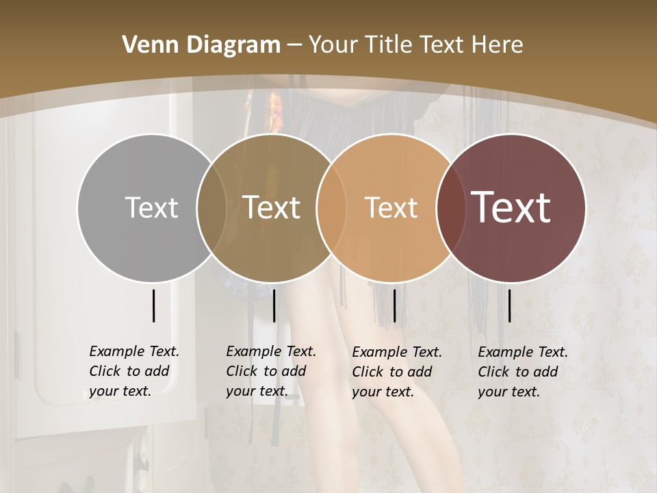 Attractive Female White PowerPoint Template