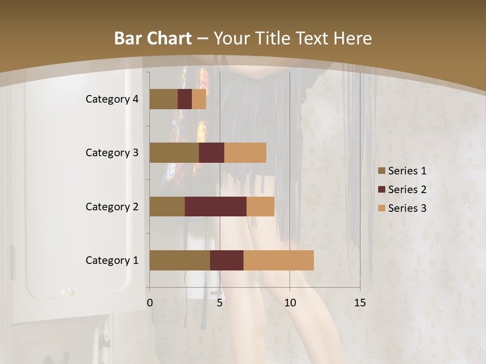 Attractive Female White PowerPoint Template