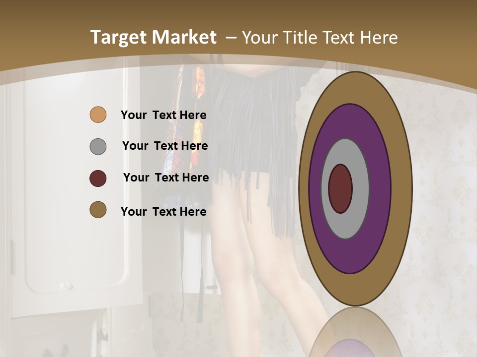 Attractive Female White PowerPoint Template