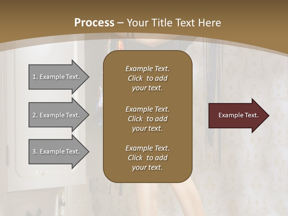 Attractive Female White PowerPoint Template