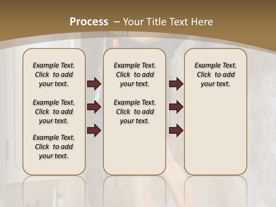 Attractive Female White PowerPoint Template
