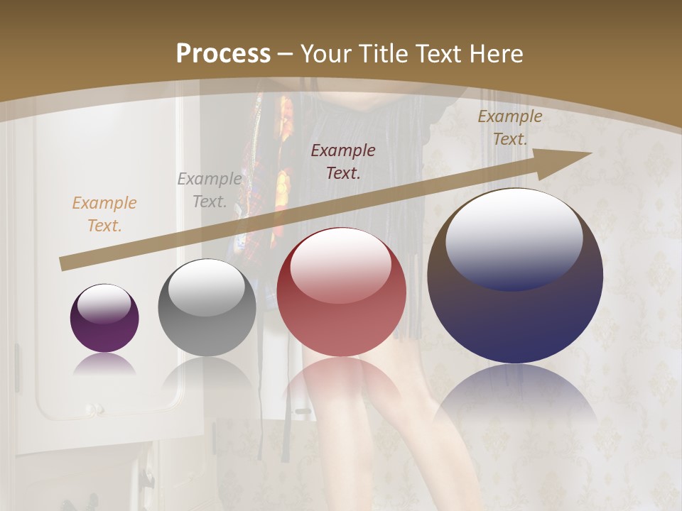 Attractive Female White PowerPoint Template