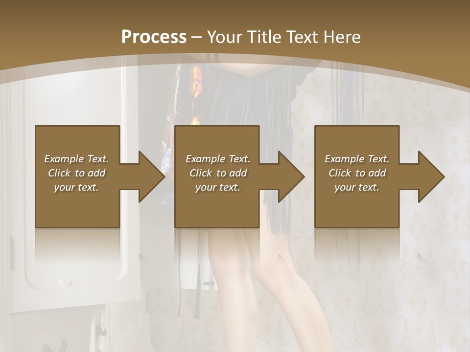 Attractive Female White PowerPoint Template