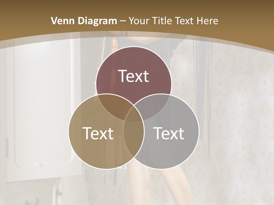 Attractive Female White PowerPoint Template