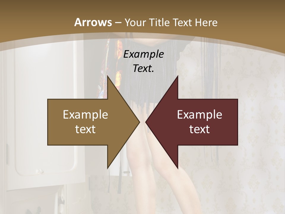 Attractive Female White PowerPoint Template