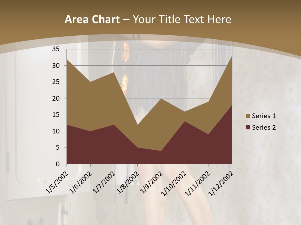 Attractive Female White PowerPoint Template