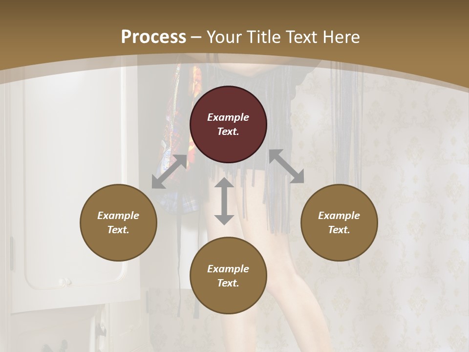 Attractive Female White PowerPoint Template