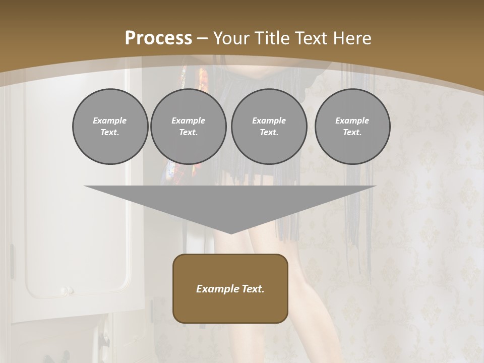 Attractive Female White PowerPoint Template