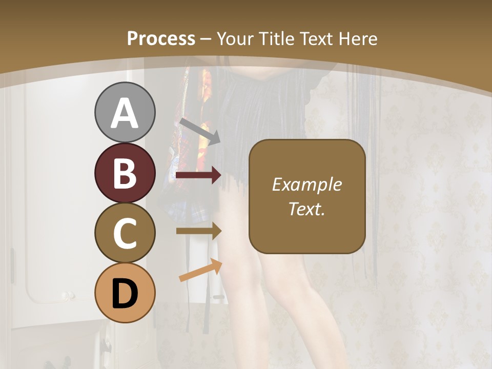 Attractive Female White PowerPoint Template