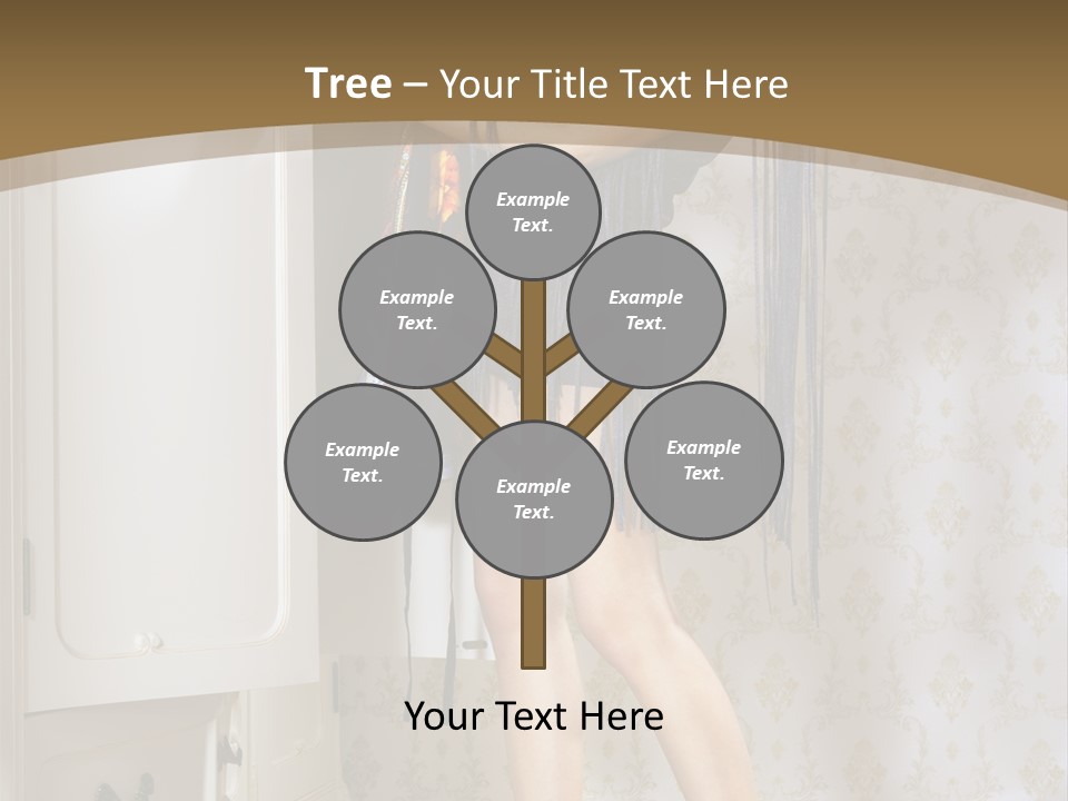 Attractive Female White PowerPoint Template