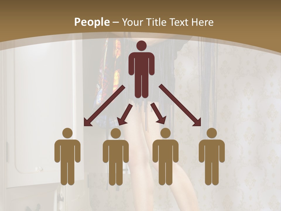 Attractive Female White PowerPoint Template