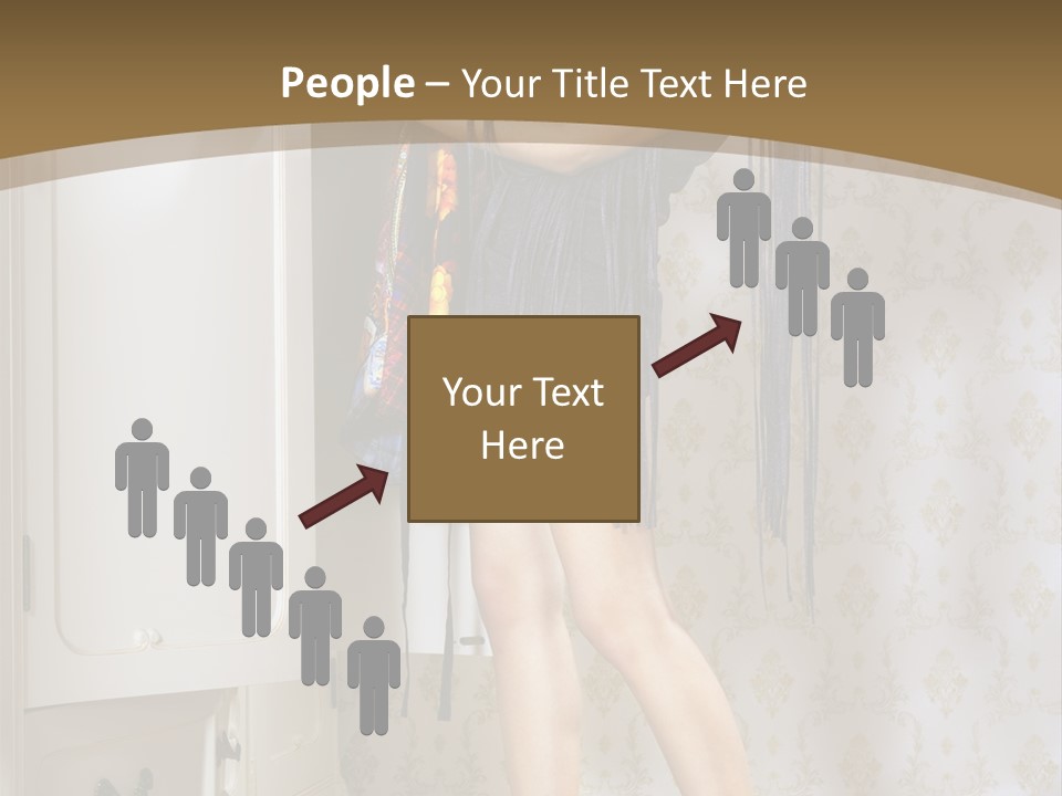 Attractive Female White PowerPoint Template