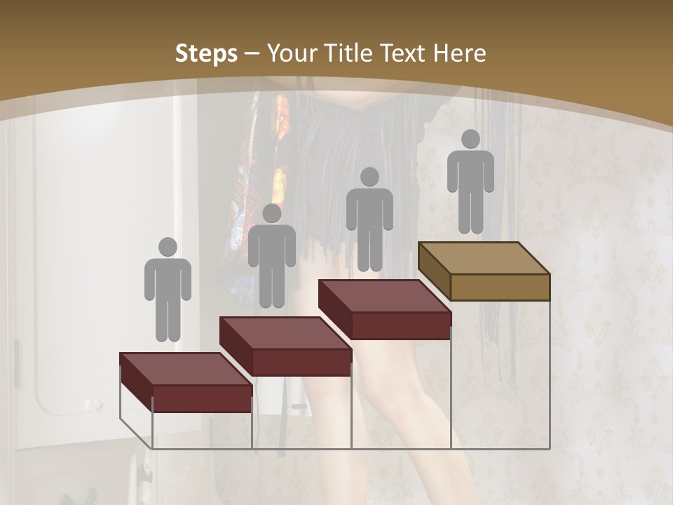 Attractive Female White PowerPoint Template