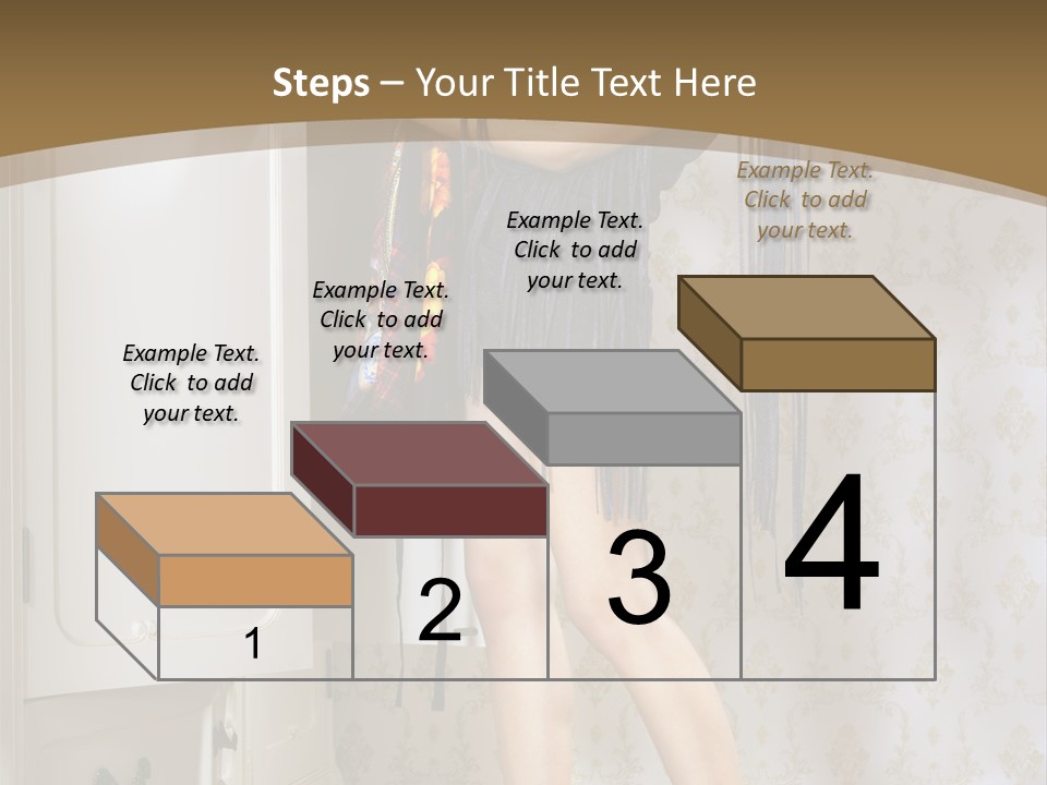 Attractive Female White PowerPoint Template