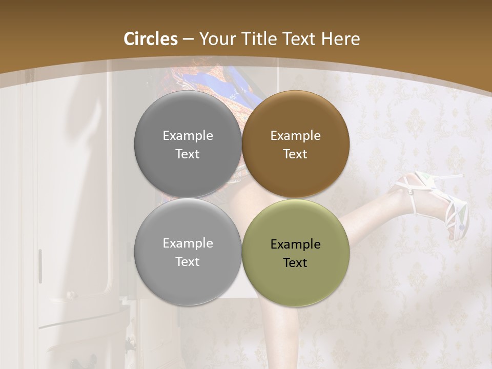 Consternation Interesting Hair PowerPoint Template
