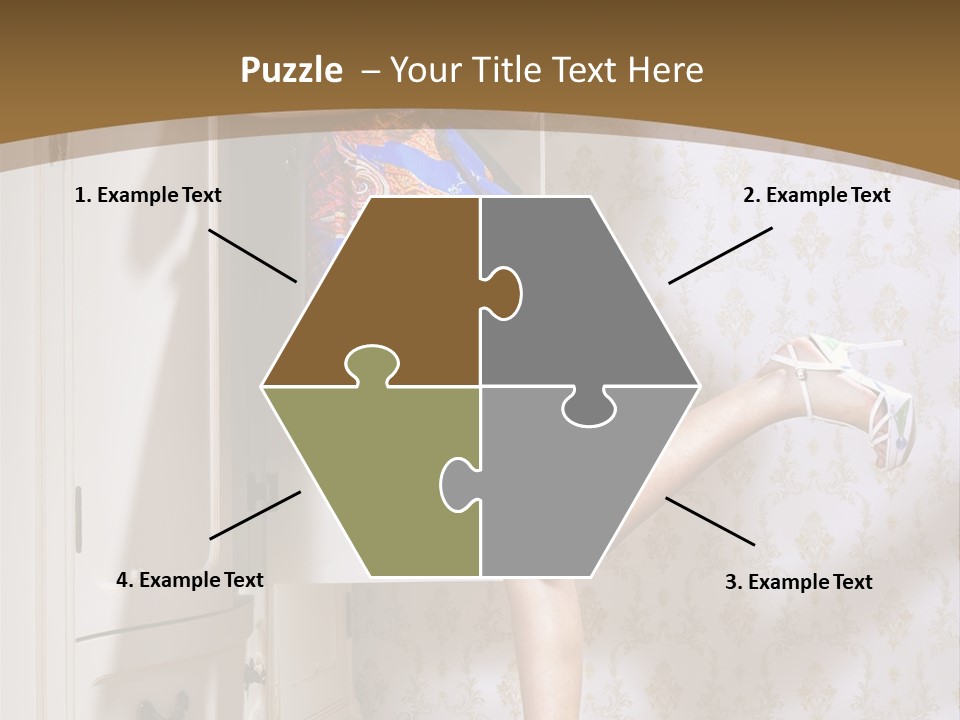 Consternation Interesting Hair PowerPoint Template