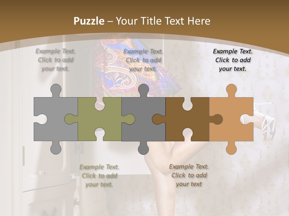 Consternation Interesting Hair PowerPoint Template
