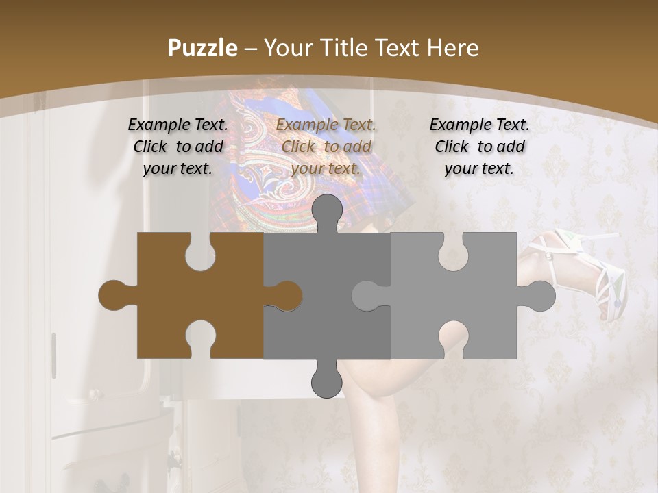 Consternation Interesting Hair PowerPoint Template