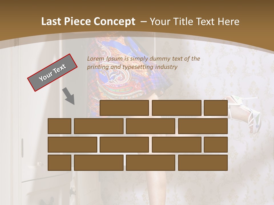 Consternation Interesting Hair PowerPoint Template