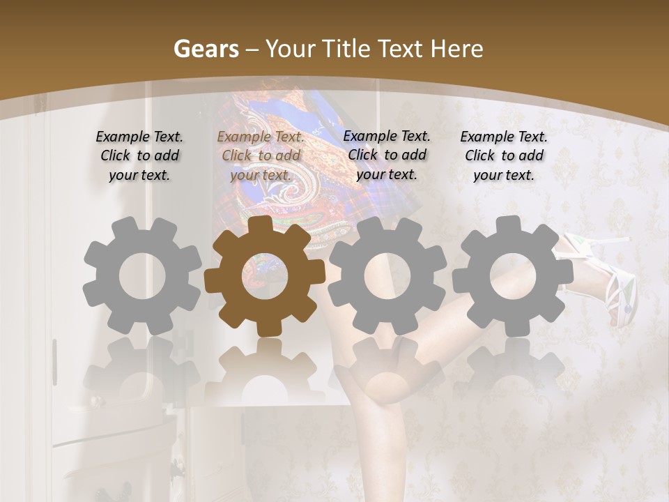 Consternation Interesting Hair PowerPoint Template