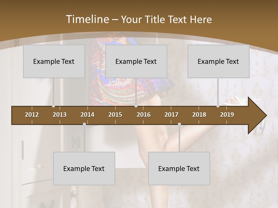 Consternation Interesting Hair PowerPoint Template
