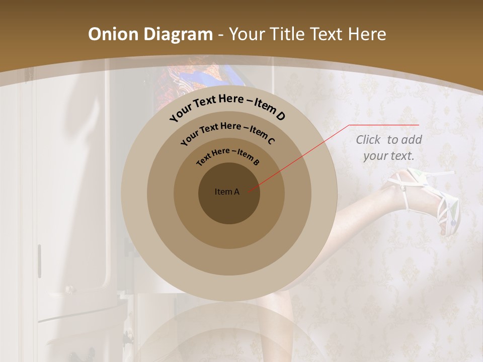 Consternation Interesting Hair PowerPoint Template