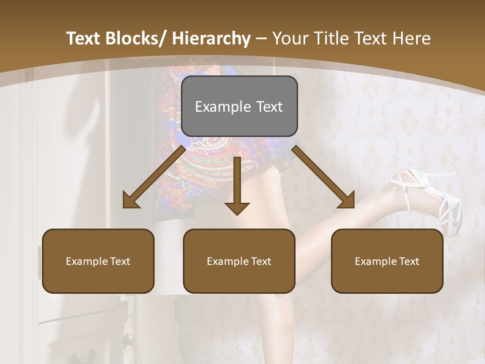Consternation Interesting Hair PowerPoint Template