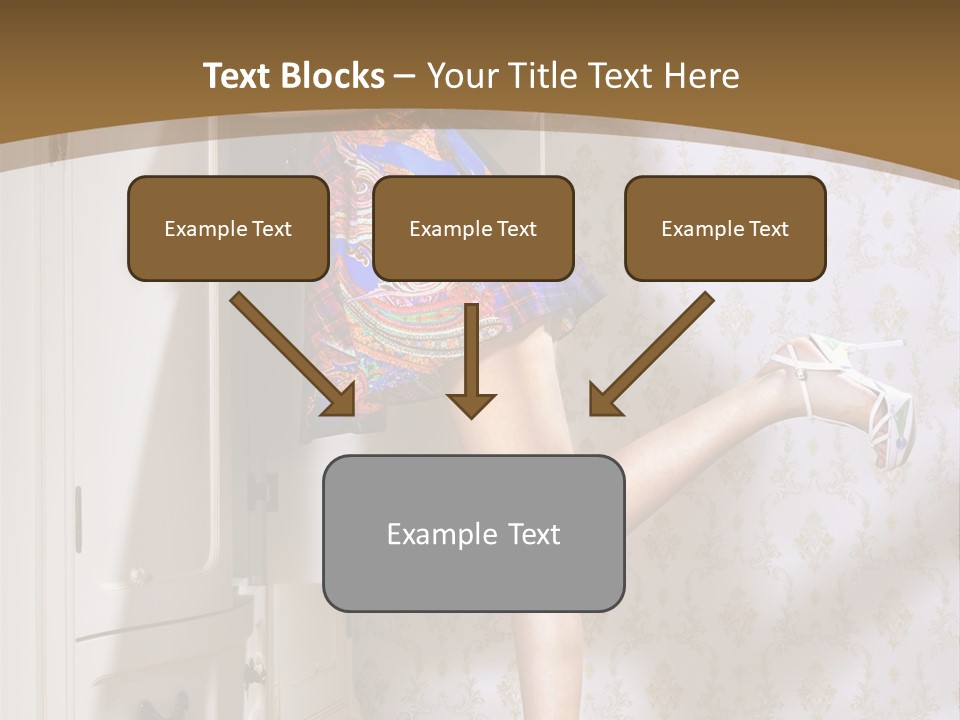 Consternation Interesting Hair PowerPoint Template