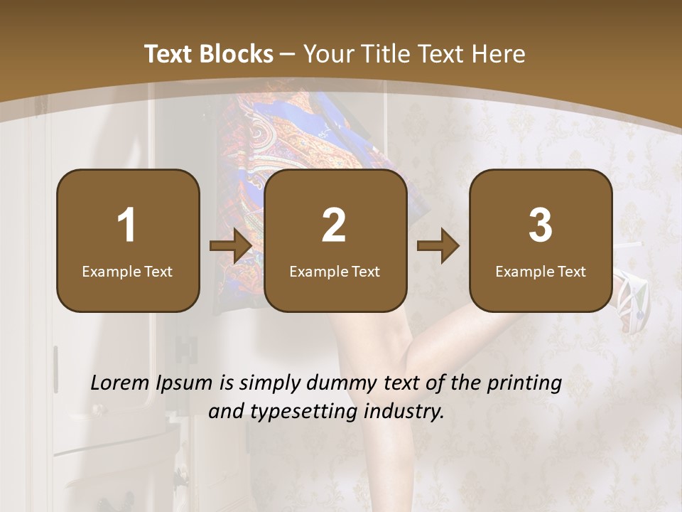 Consternation Interesting Hair PowerPoint Template