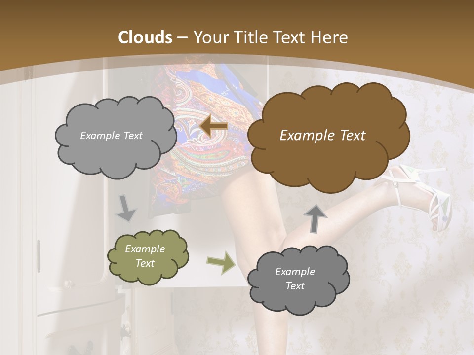 Consternation Interesting Hair PowerPoint Template