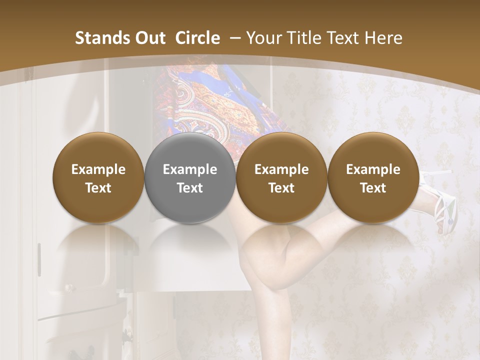 Consternation Interesting Hair PowerPoint Template