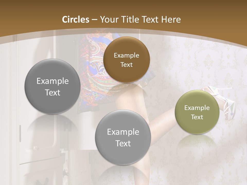 Consternation Interesting Hair PowerPoint Template