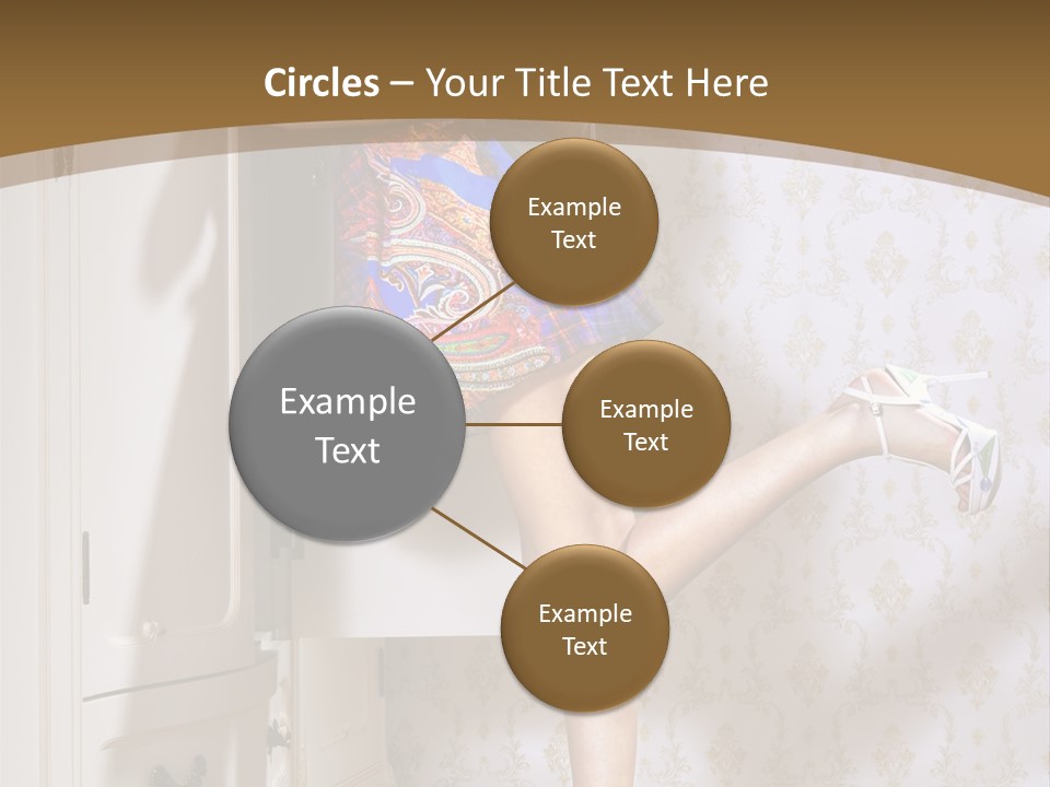 Consternation Interesting Hair PowerPoint Template