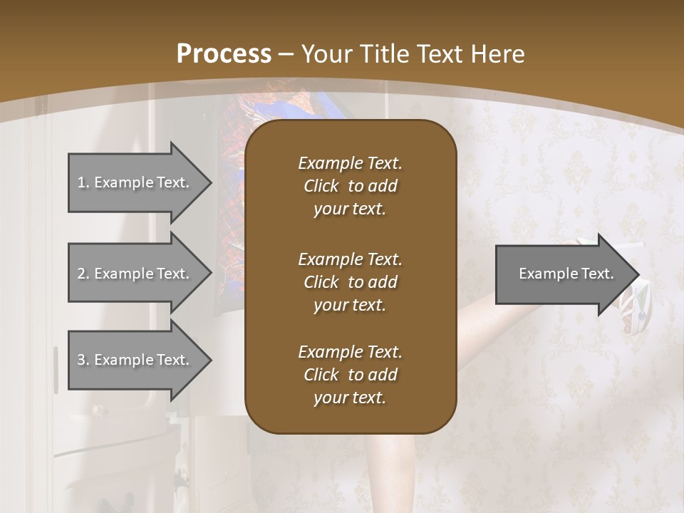 Consternation Interesting Hair PowerPoint Template