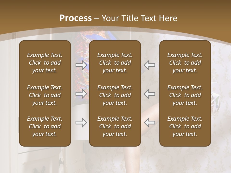 Consternation Interesting Hair PowerPoint Template