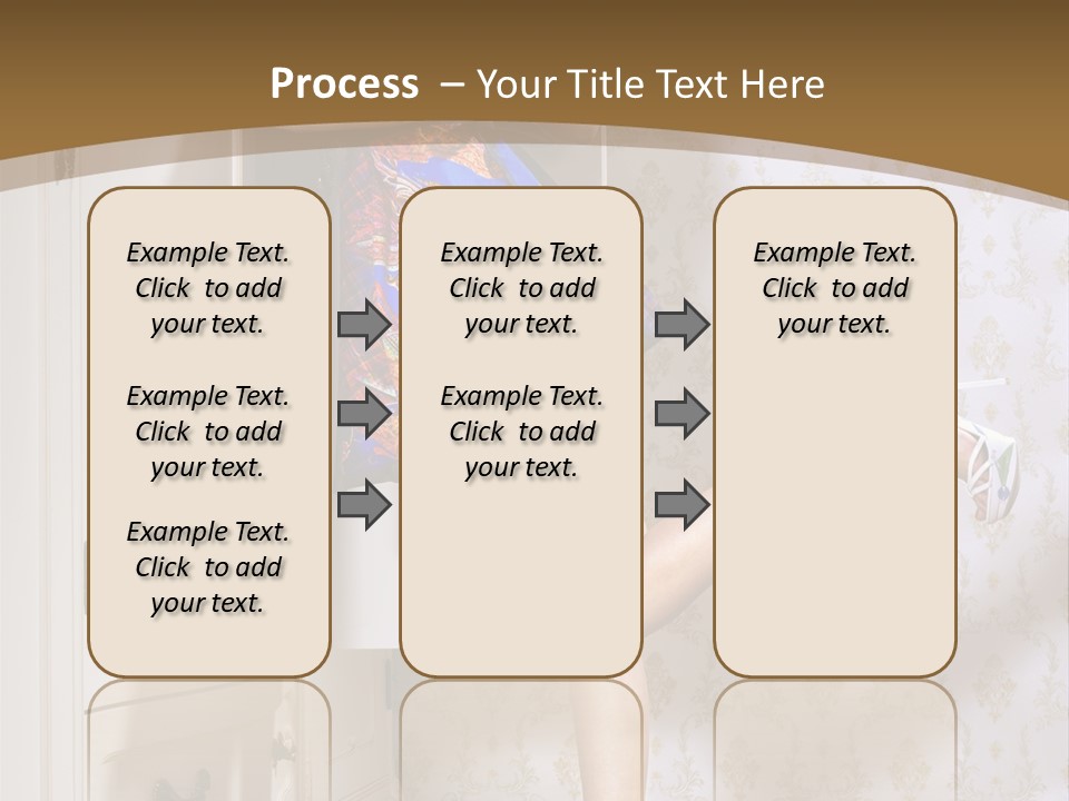 Consternation Interesting Hair PowerPoint Template