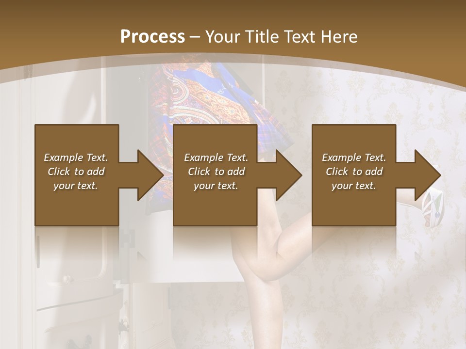 Consternation Interesting Hair PowerPoint Template