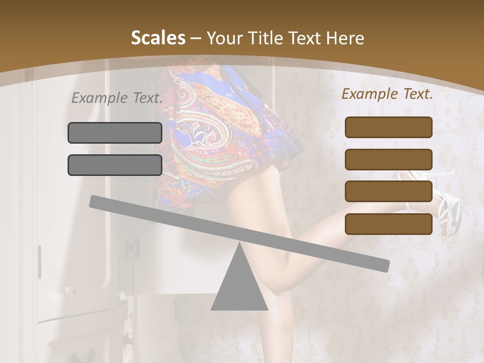 Consternation Interesting Hair PowerPoint Template
